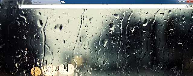 realistic google chrome themes raindrop