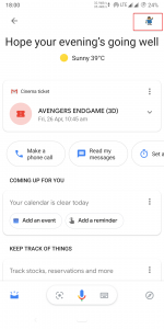 Google Assistant Settings