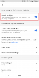 disable Google Assistant