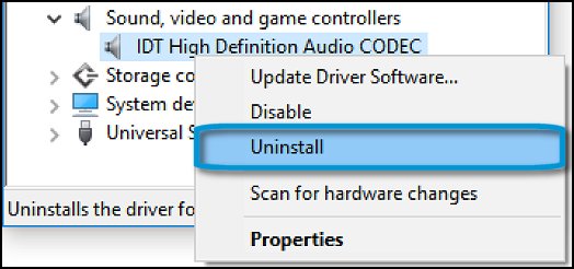 How to fix No Audio Device is Installed