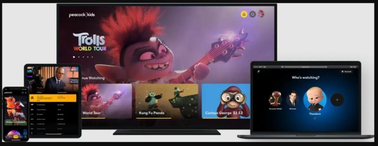 Peacock TV brings Menu Options in a new UI overhaul